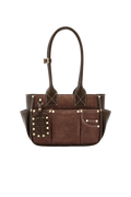 Posy Small Recycled Suede - Chicory Coffee