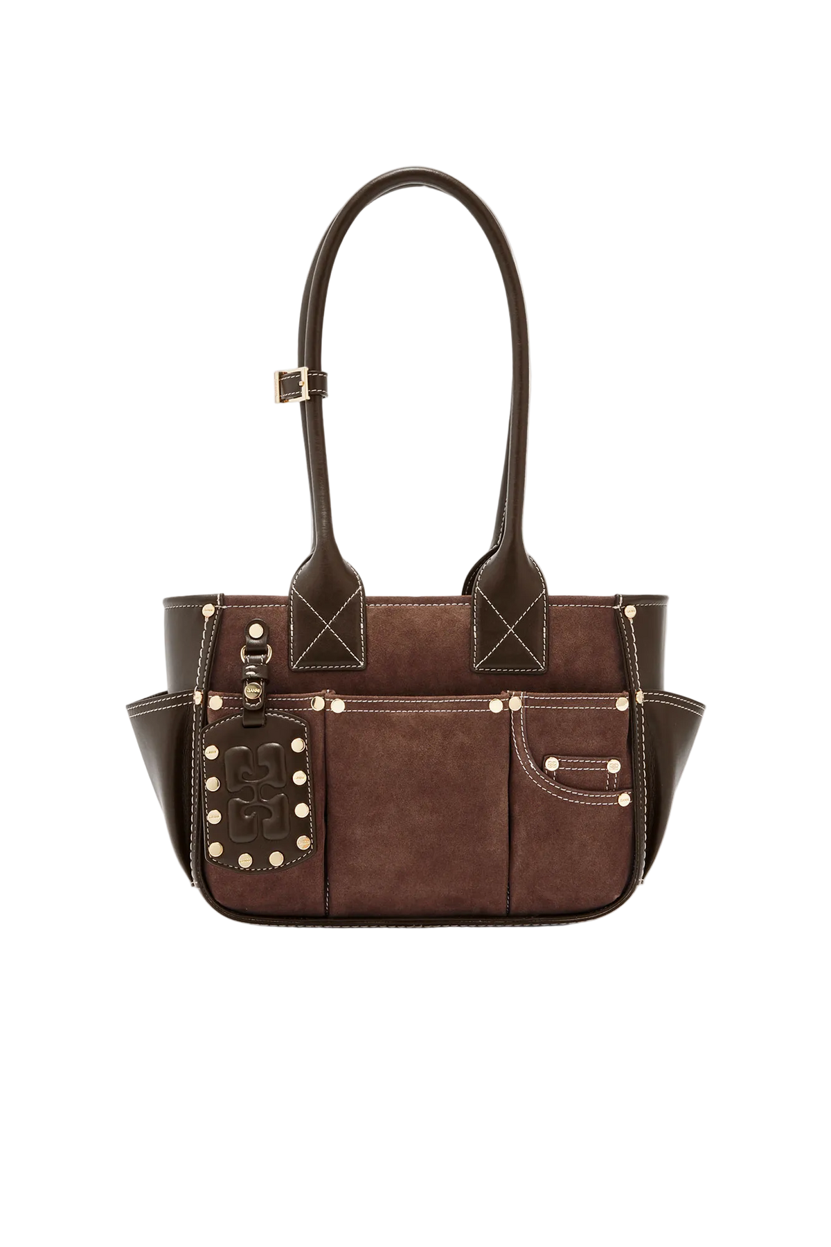 Posy Small Recycled Suede - Chicory Coffee