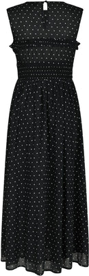 Myrna Dot Dress - Svart