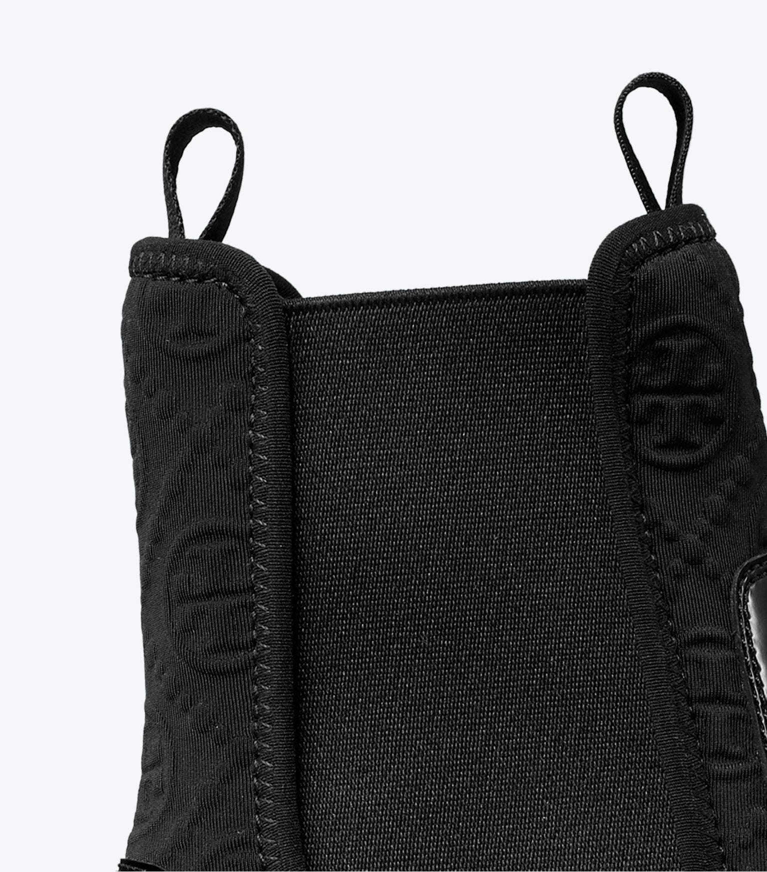 T Monogram Lug Chelsea Boot 65MM - Perfect Black