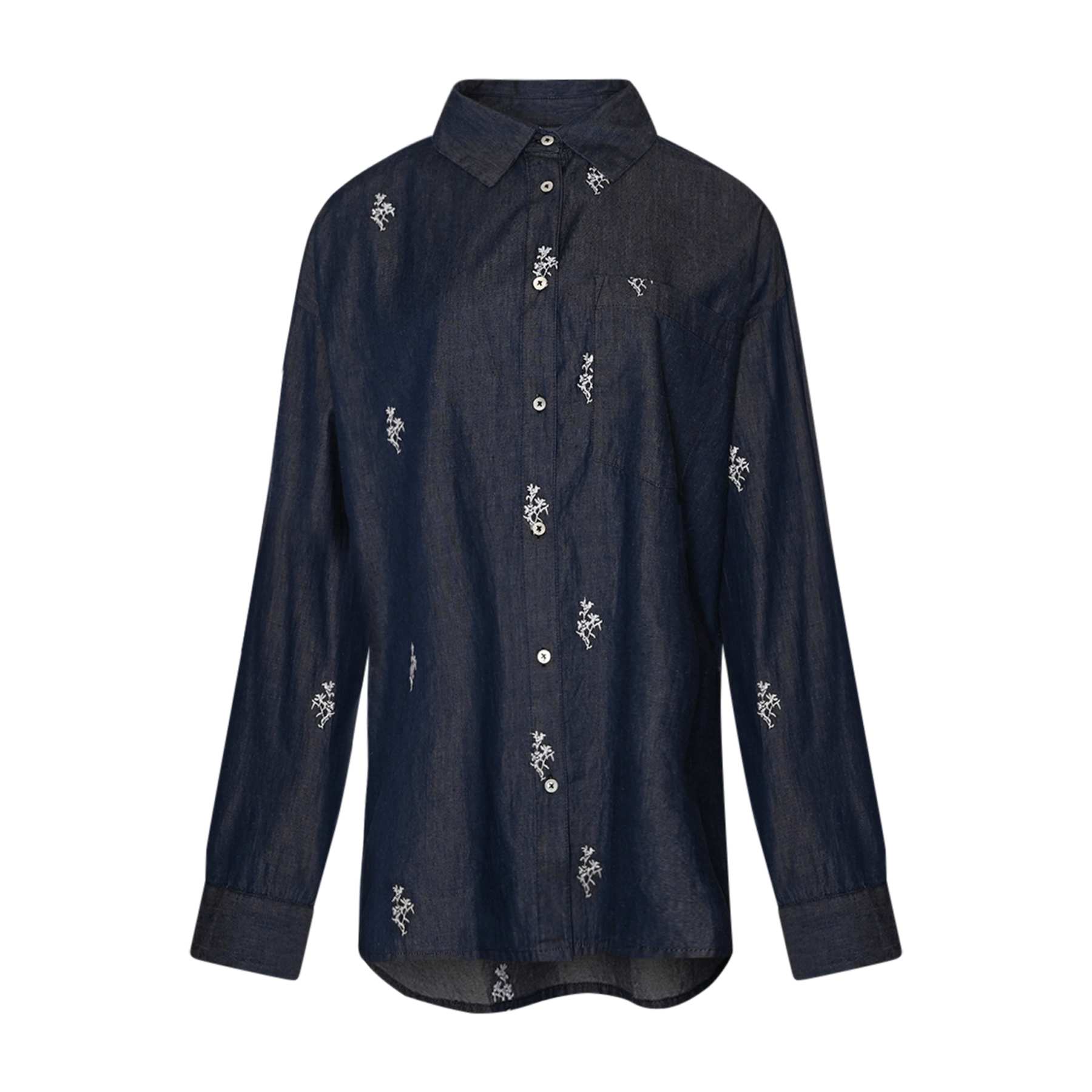 Lakelyn Shirt - Mörkblå tvätt