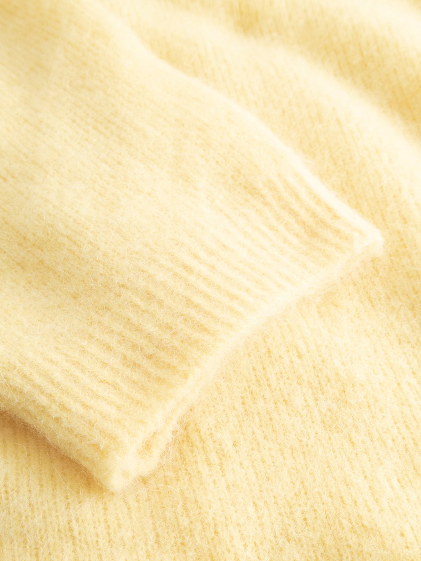 Kae SS Knit Kofta - Ljusgul