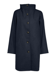 Vinni Wool Blend Coat - Dark Sapphire