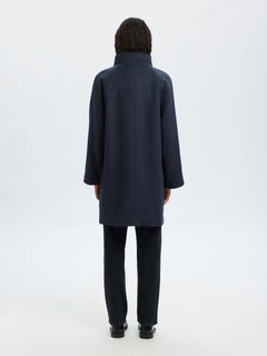 Vinni Wool Blend Coat - Dark Sapphire