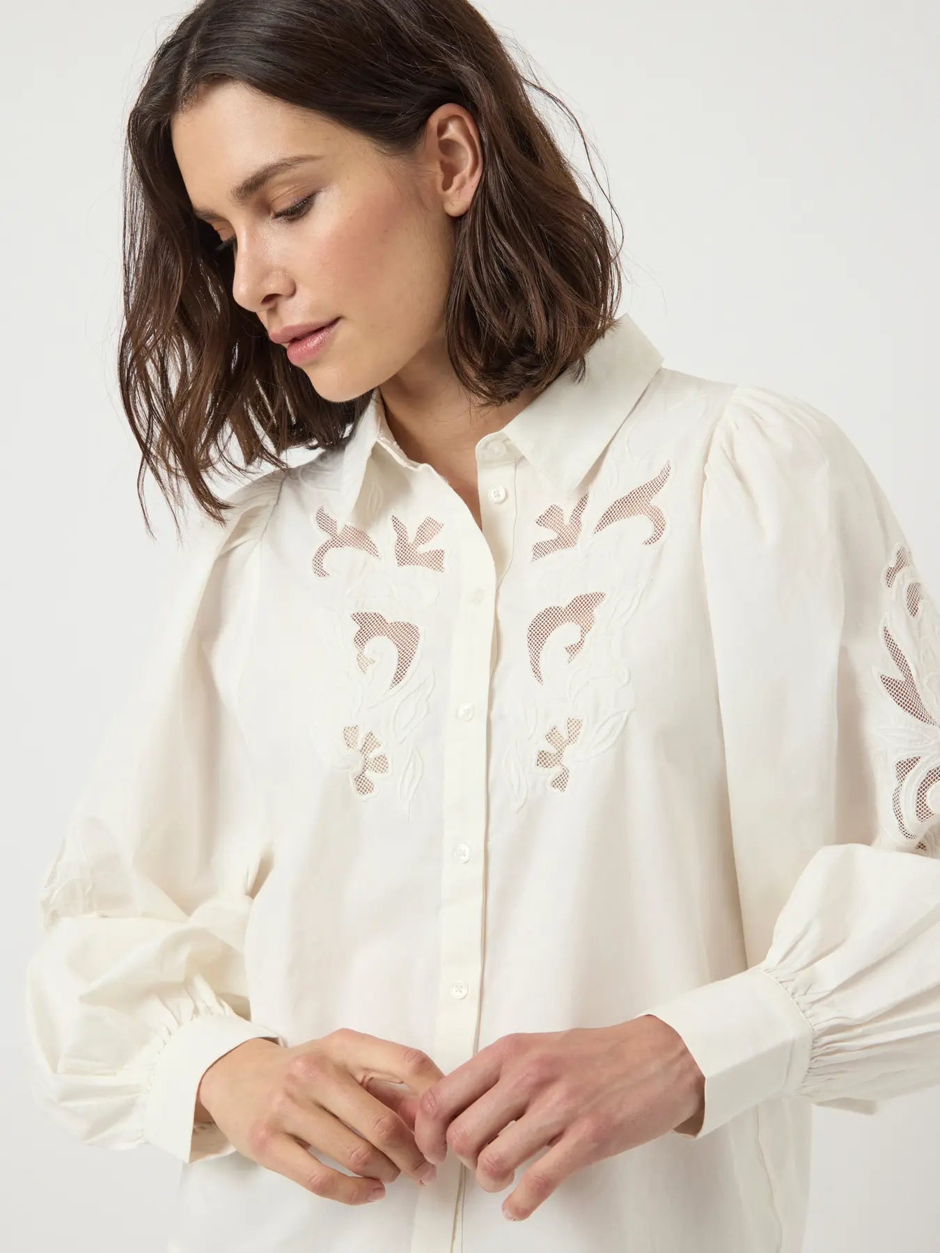 Yaszimia Ls Skjorta - Star White