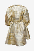 Jannie Aya Dress - Gold Mix