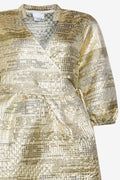 Jannie Aya Dress - Gold Mix