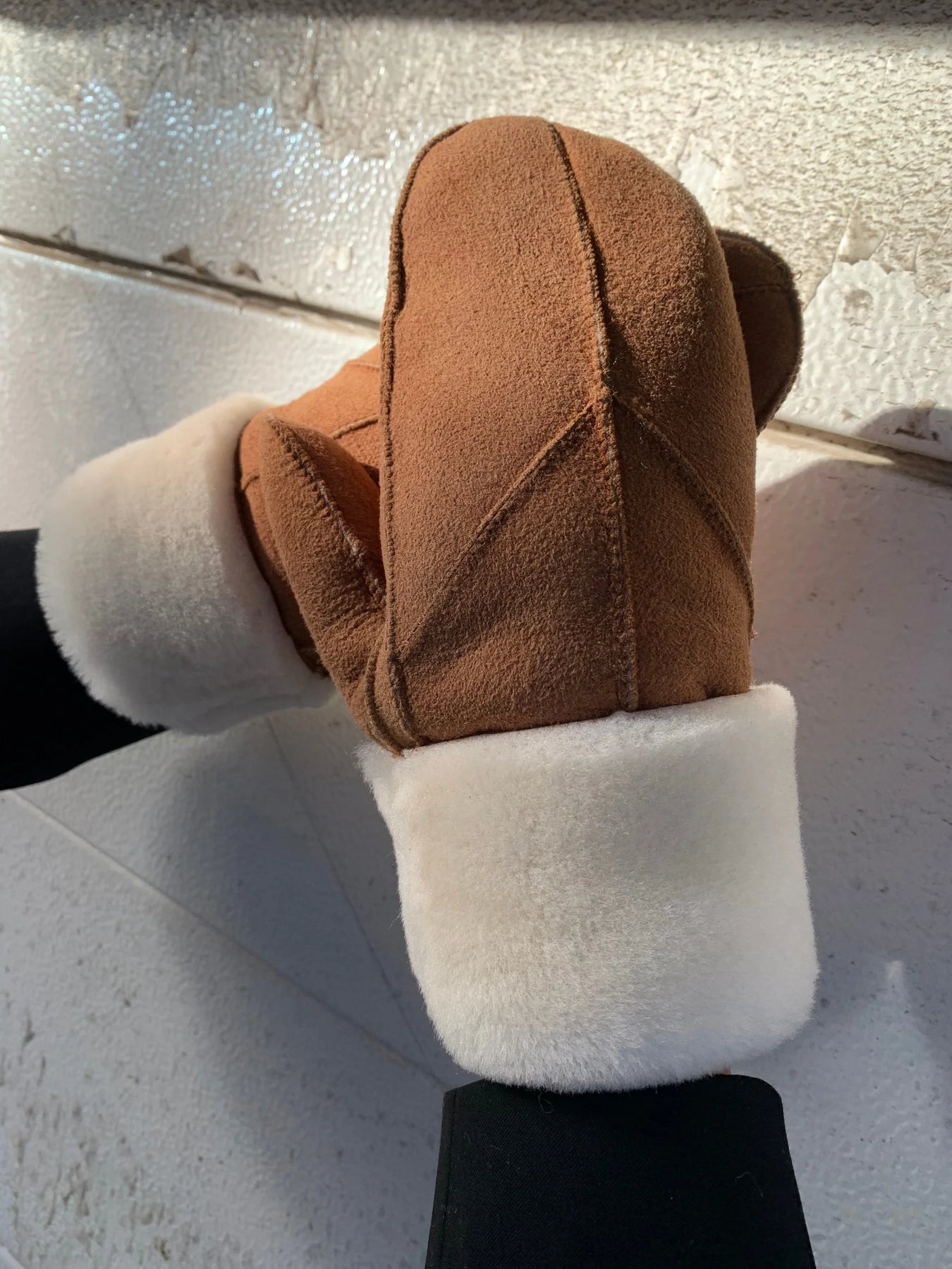 Jasmin Sheepskin Mitten - Cognac