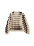 N-Mafalda Knit - Brown Sand Stripe