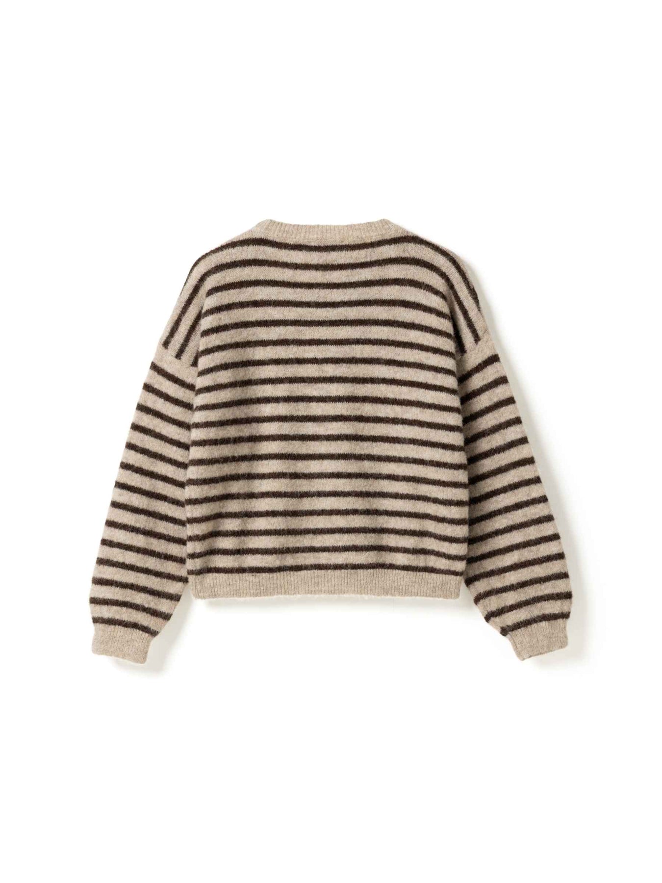 N-Mafalda Knit - Brown Sand Stripe