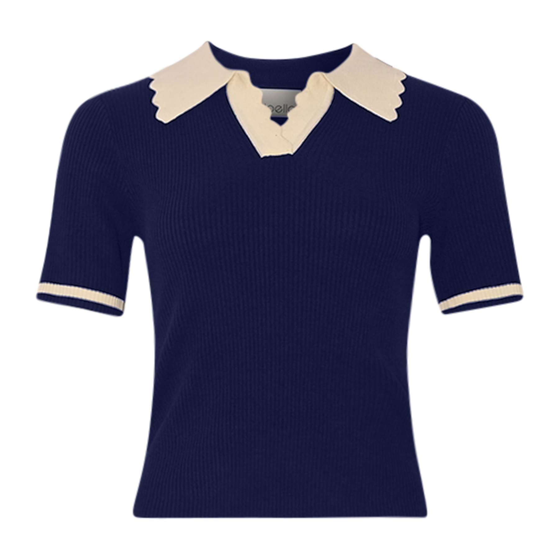 Lilo Polo Knit - Navy Sugar Combo