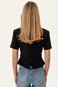 Annieic Tee Blazer - Svart