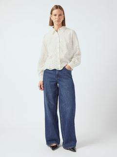 Yasluma Ls Shirt S. - Star White