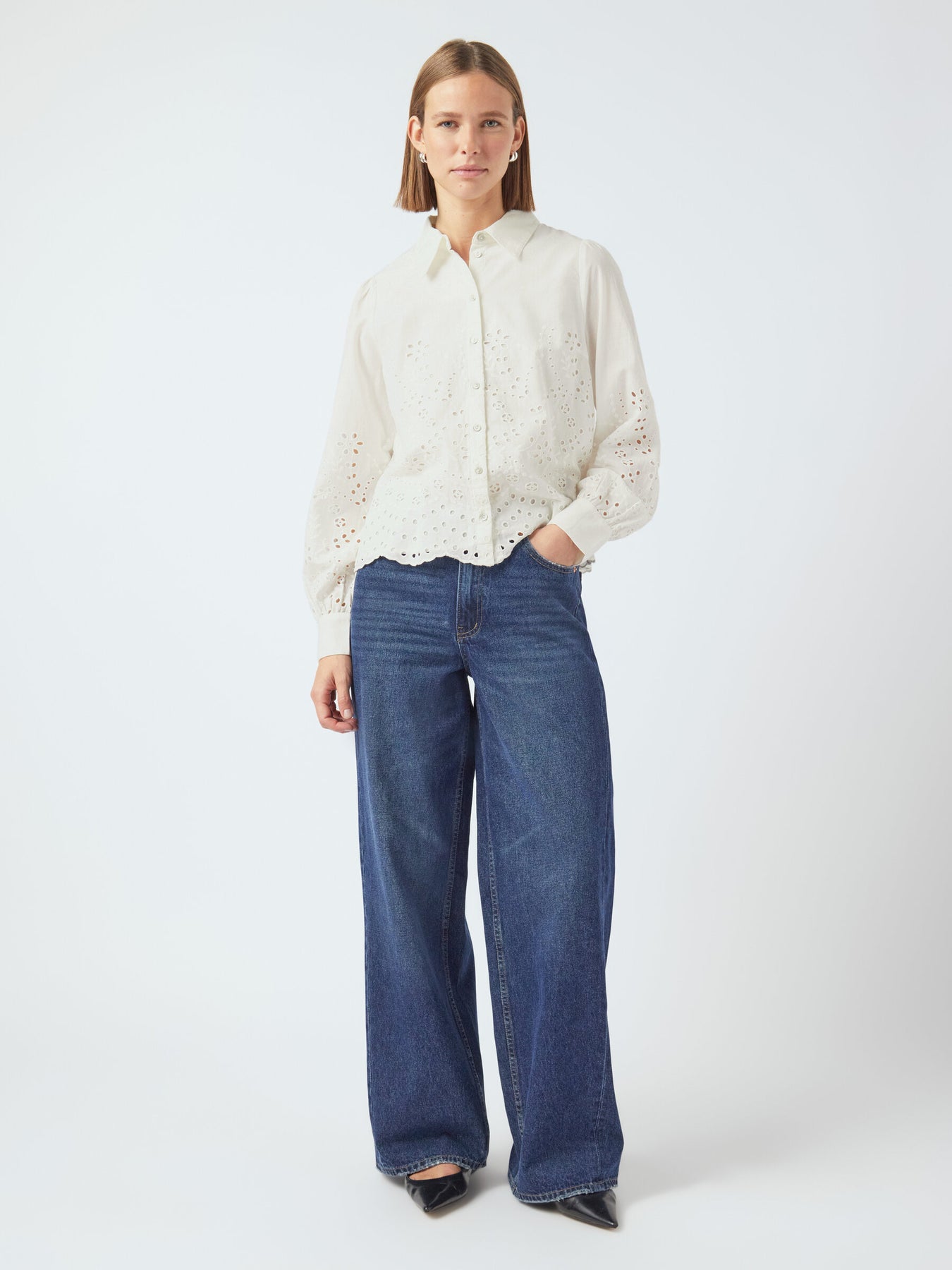 Yasluma Ls Skjorta S. - Star White