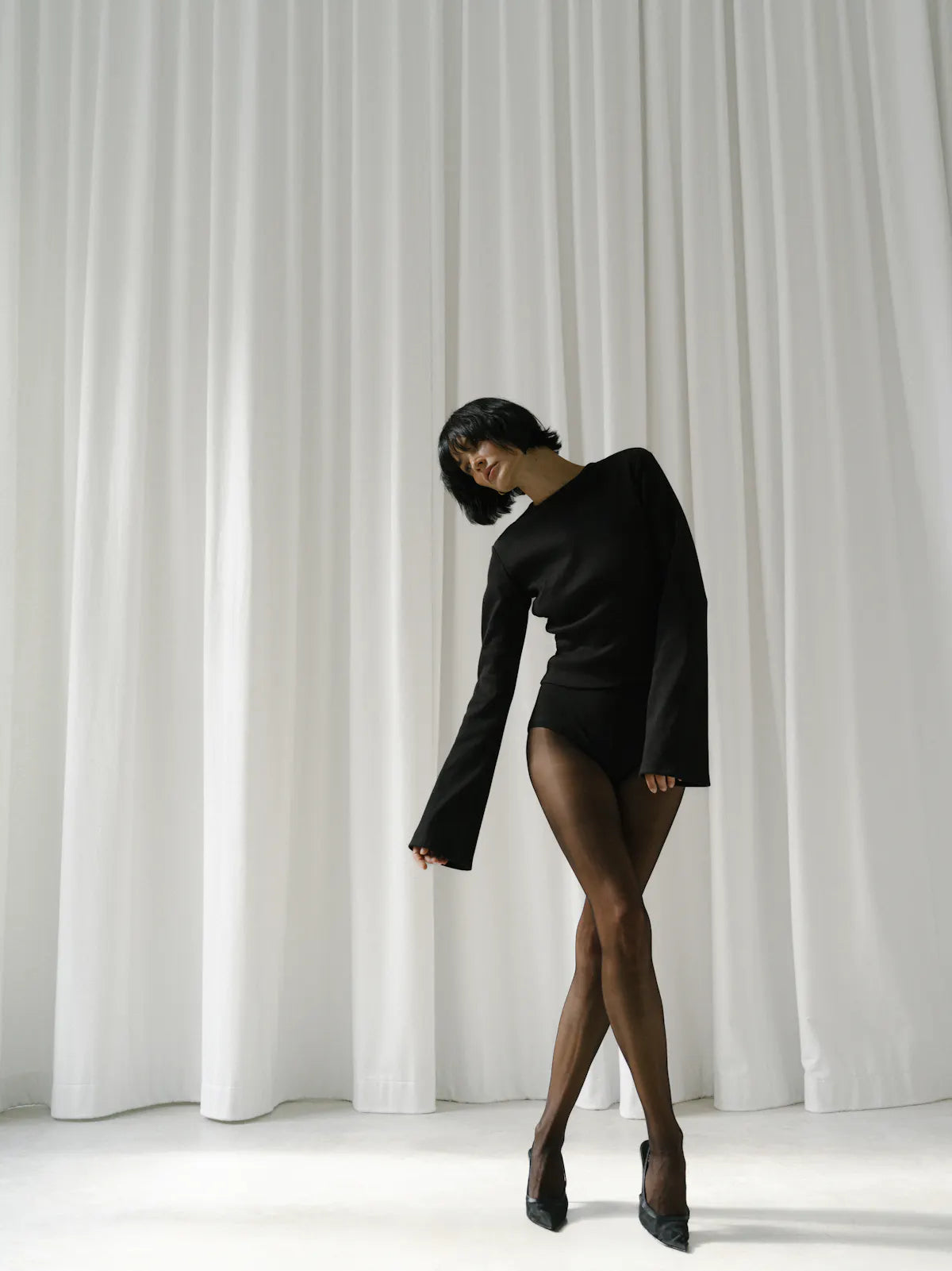 Arcade Long Sleeve Top - Svart