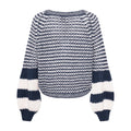 Kimba Knit - Navy Blue/Ivory Mix