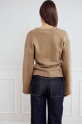 Noella Lenyx Knit Kofta - Timber Brown Melange