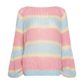 Pacific Knit Sweater - Light Blue/Rose Mix