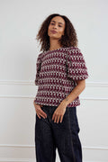 Shelly Blouse - Dusty Mahogany