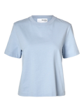 Essential SS Boxy Tee - Cashmere Blue