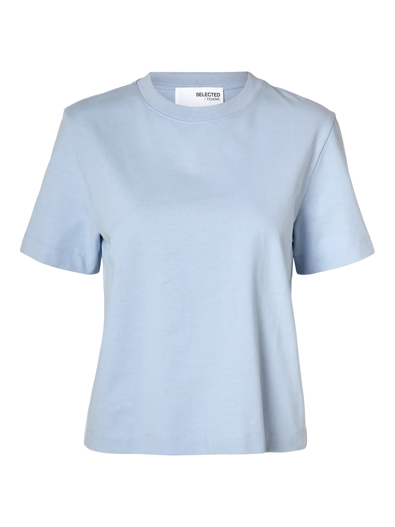 Essential SS Boxy Tee - Cashmere Blue