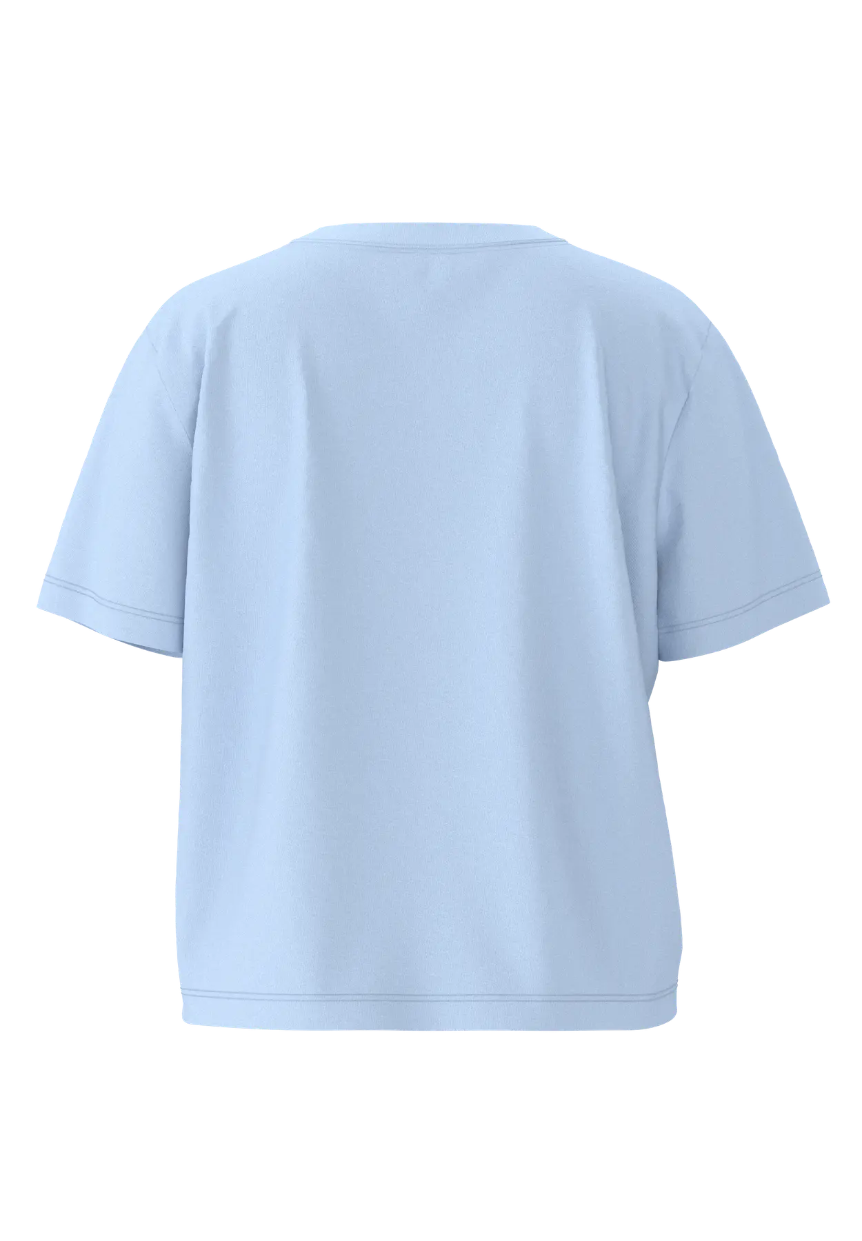 Essential SS Boxy Tee - Cashmere Blue