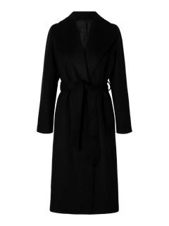 Rosa Wool Blend Coat - Black