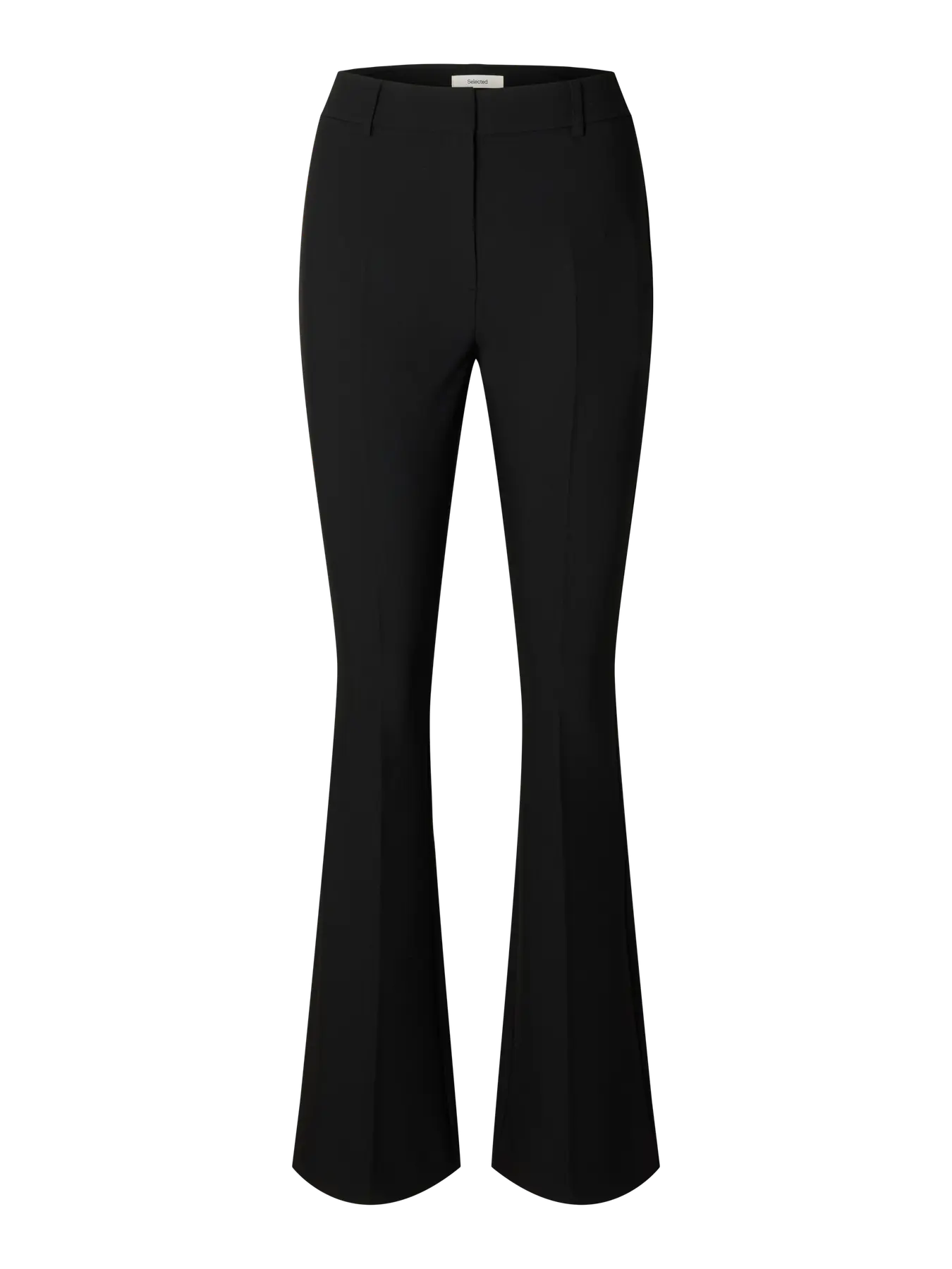 Rita Mw Slim Flared Pant Fd - Svart