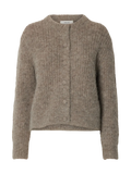 Gabriella Ls Button Kofta Ex - Steel Gray Melange