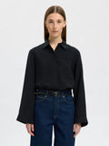 Amara Ls Relaxed Shirt - Svart