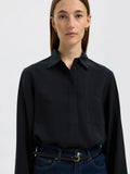 Amara Ls Relaxed Shirt - Svart