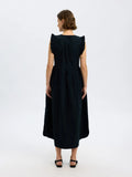 Blair-Ida Sl Long Dress B - Black