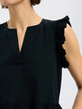 Blair-Ida Sl Long Dress B - Black