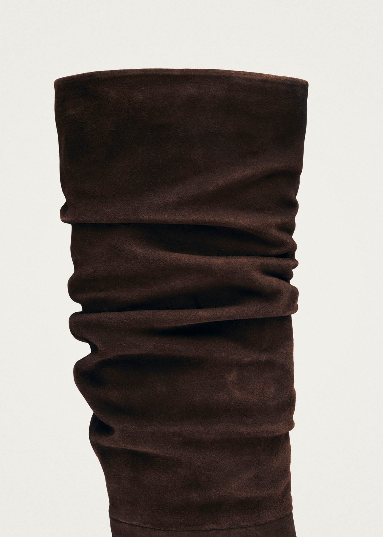 Kalila Suede Leather Boots - Brown