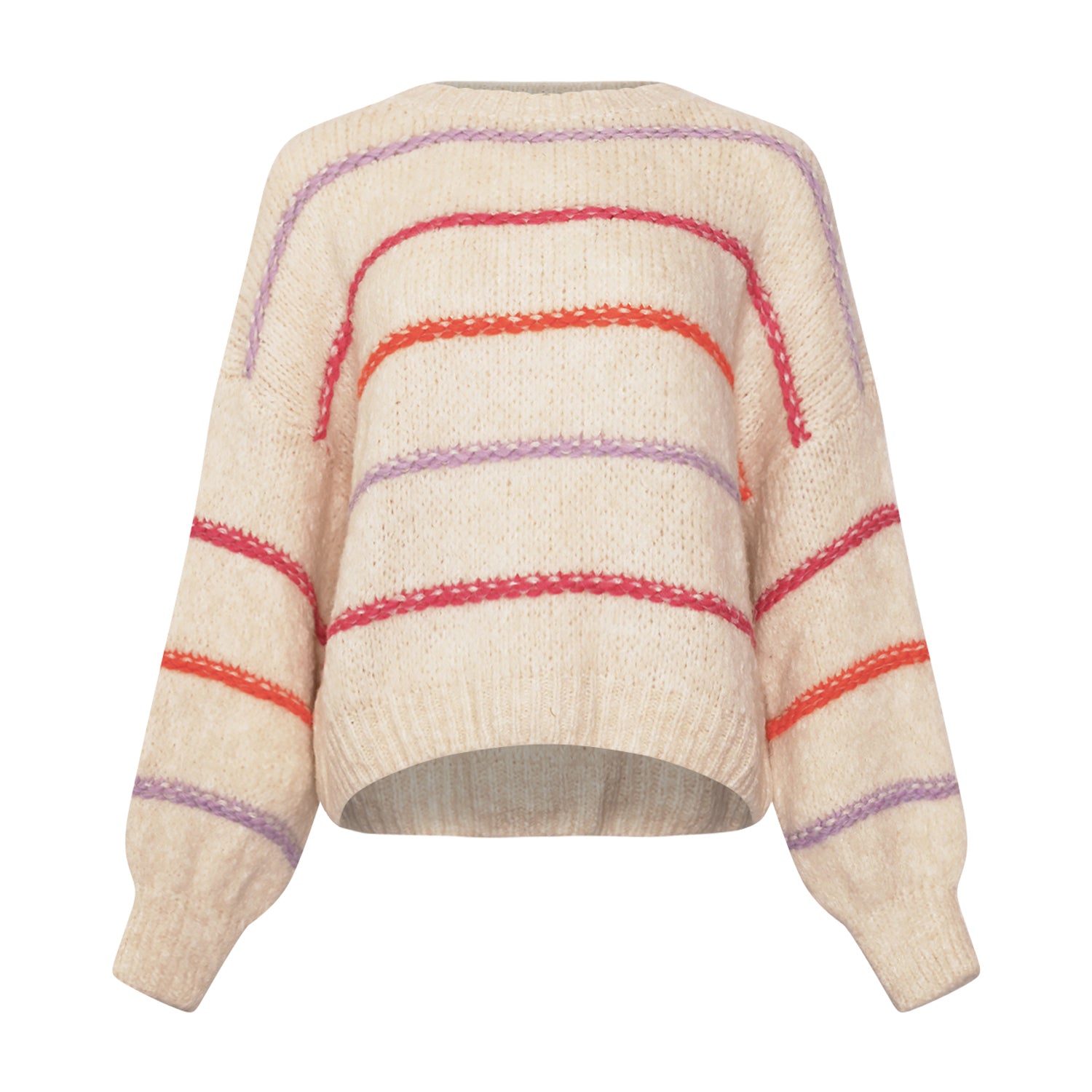 Kalita Knit - Oyster Berry Stripe