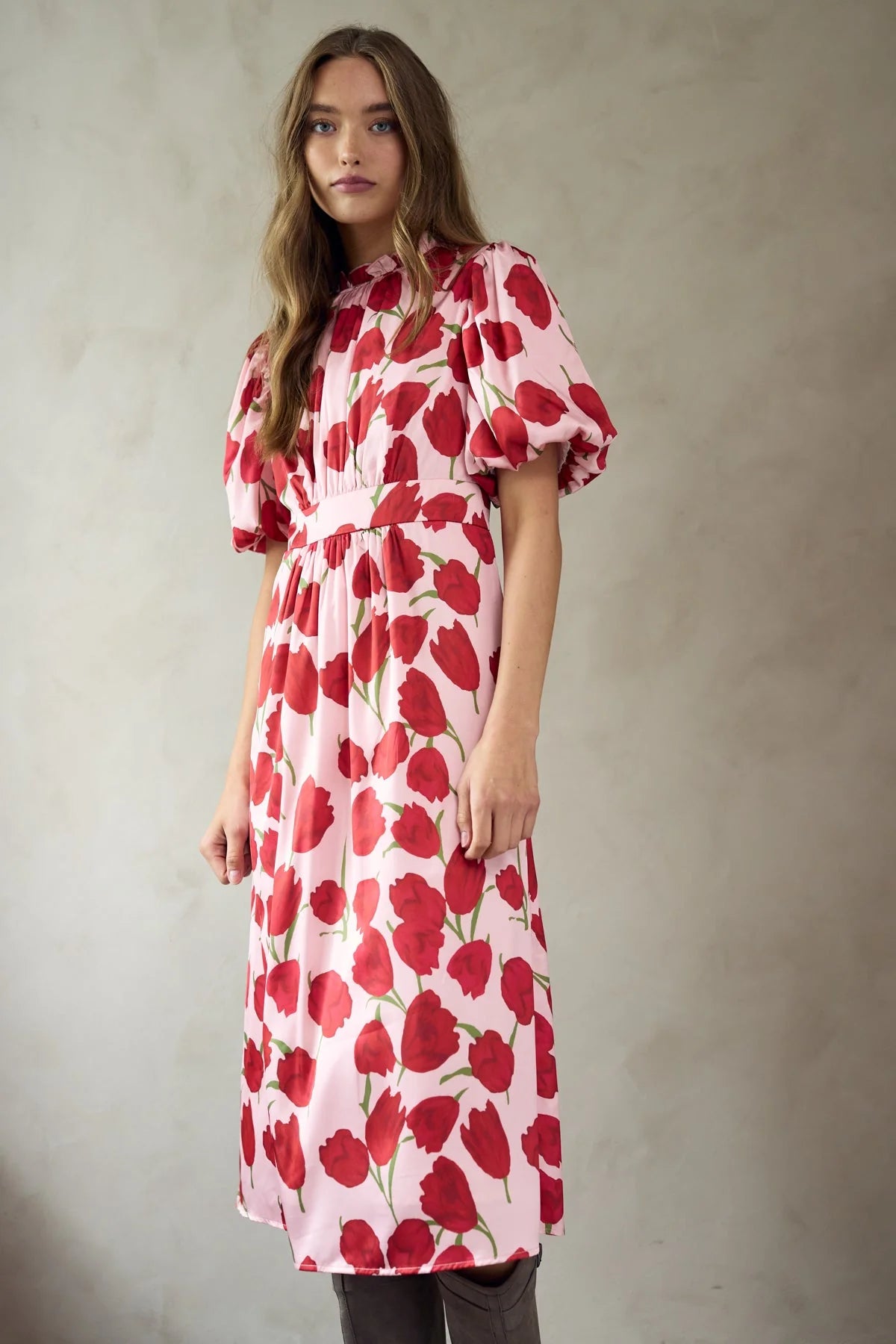 Ruth Dress - Tulip Print