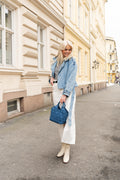 Bobby Denim Trench Jacket - Blue