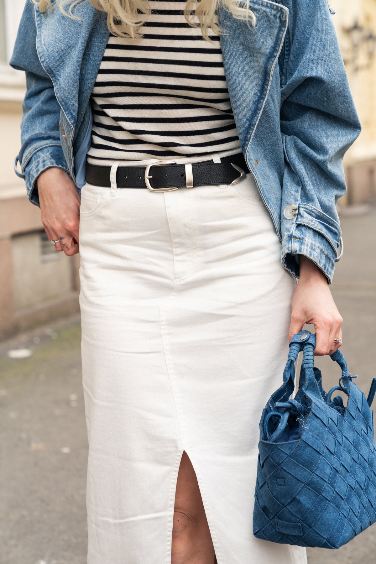 Bennett Long Skirt - Cream