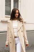Aiden Belt - Dark Camel Suede