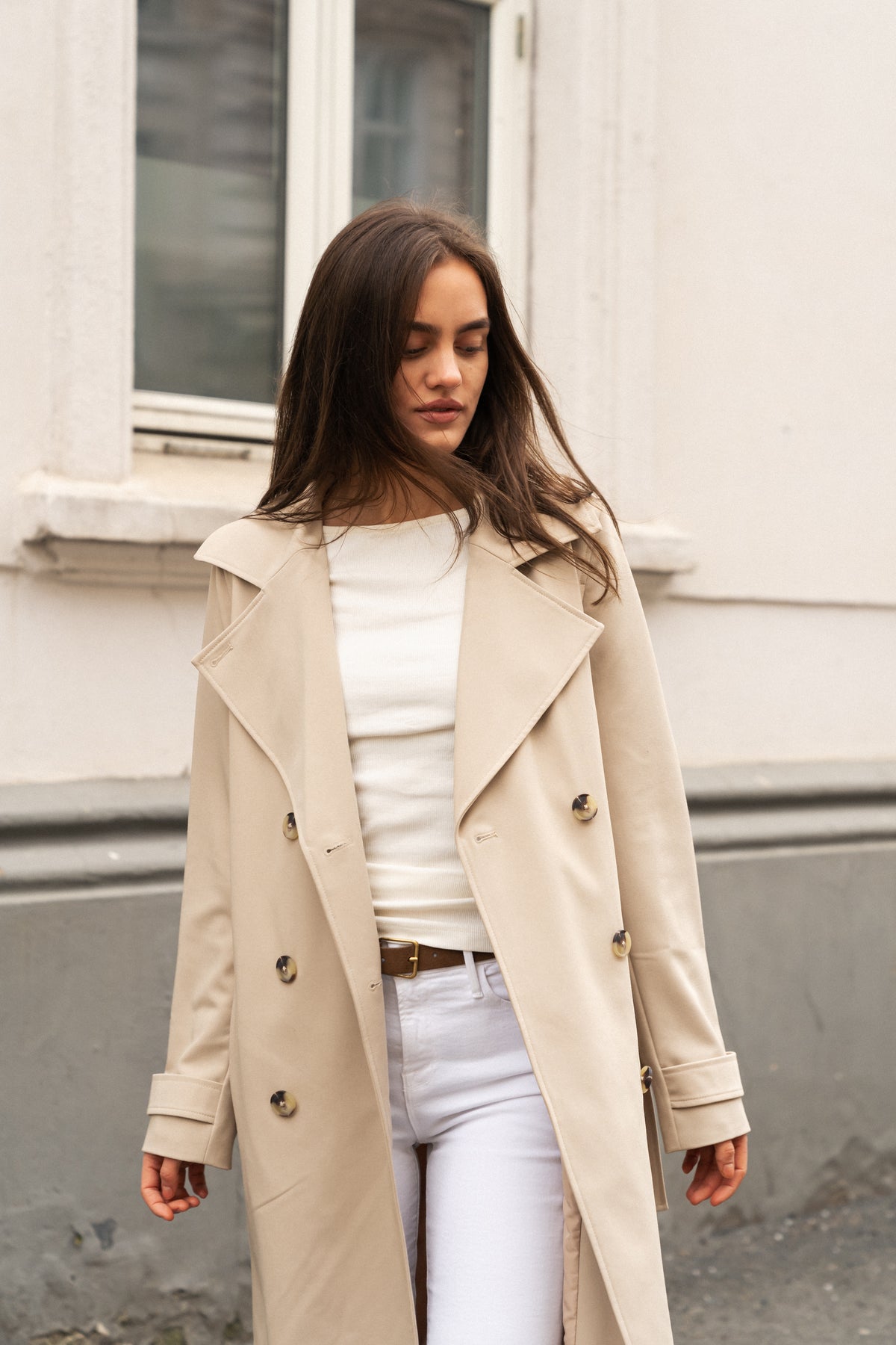 Aiden Belt - Dark Camel Suede