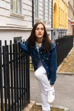 Dylan Denim Jacket - Washed Dark Blue