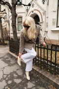 Diana Blazer - Apricot Tweed