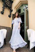 Catalina Maxi Dress - Light Blue Lace