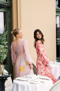 Dotted Georgette Gown - Brushed Blossom