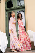 Dotted Georgette Gown - Brushed Blossom