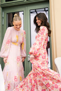 Dotted Georgette Gown - Flourish Wall