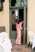 Dotted Georgette Gown - Brushed Blossom