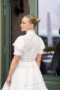 Iro Mini Lace Dress - White