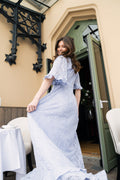 Catalina Maxi Dress - Light Blue Lace