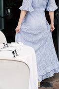 Catalina Maxi Dress - Light Blue Lace